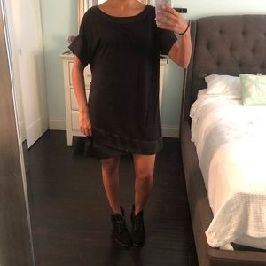 AX Armani Exchange black knit dress